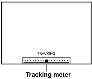 SONY SLV-X9G - Adjusting the tracking - 1
