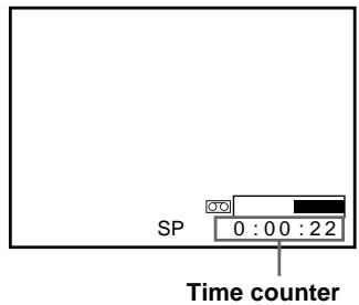 SONY SLV-X9G - To check the remaining time - 1