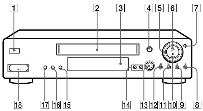 SONY SLV-X9G - Front panel - 1
