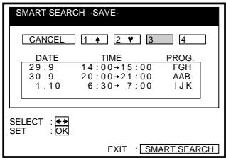 SONY SLV-X9G - To assign a memory number after recording - 3