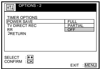 SONY SLV-X9G - Reducing the VCR's power consumption - 1