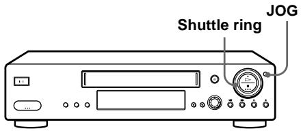 SONY SLV-X9G - Using the shuttle ring - 1