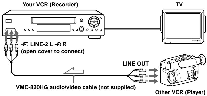 SONY SLV-X9N - How to connect to record on this VCR - 2