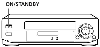 SONY SLV-XA127PS - Tuning your TV to the unit - 1