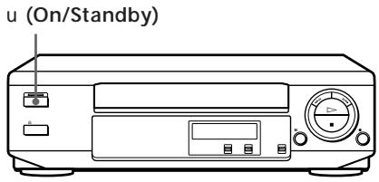 SONY SLV-XA145ME - Tuning your TV to the unit - 1