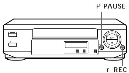 SONY SLV-XA145ME - Operation (when recording on this unit) - 1