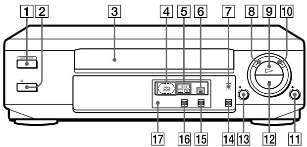 SONY SLV-XA145MJ - Front panel (SLV-XF245) - 1