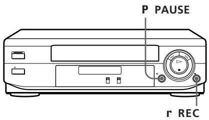 SONY SLV-XA17PS - Operation (when recording on this unit) (SLV-XA37PS/XA137PS only) - 1