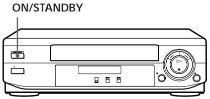 SONY SLV-XA37ME - Tuning your TV to the unit - 1