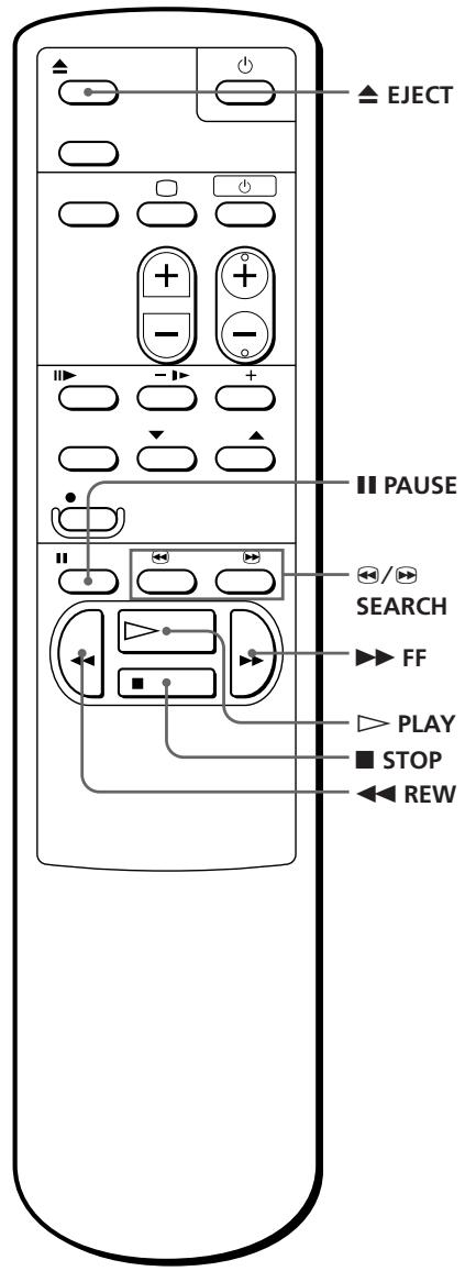 SONY SLV-XF245SV - Playing a tape - 1