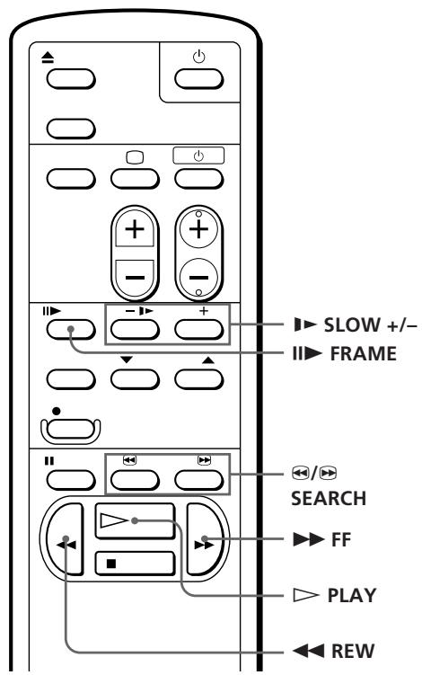 SONY SLV-XF245SV - Playing/searching at various speeds - 2