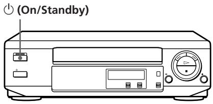 SONY SLV-XF245SV - Tuning your TV to the unit - 1