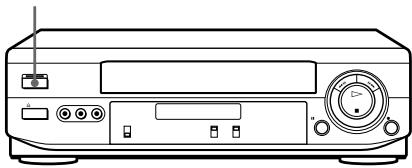 SONY SLV-XF247PS - Tuning your TV to the unit - 1