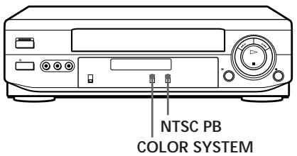 SONY SLV-XF247PS - Playing a tape - 1