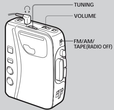 SONY WM-FX353 - Ecoute de la radio - 1