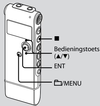 SONY ICD-UX60 - Stap 2: Deklok instellen - 1