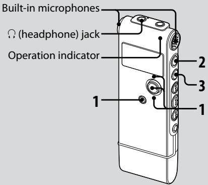SONY ICD-UX60 - Recording Messages - 1