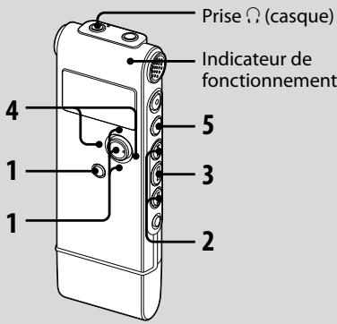 SONY ICD-UX60 - Lecture de messages - 1