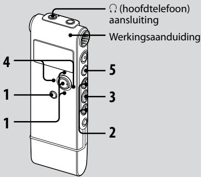SONY ICD-UX60 - Berichten afspelen - 1
