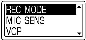 SONY ICD-UX60 - Select "DATE &amp; TIME" in the menu. - 1
