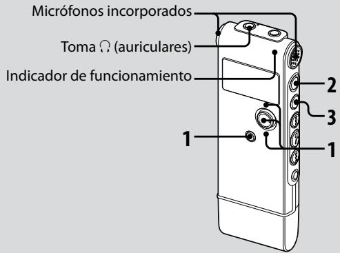 SONY ICD-UX70 - Grabación de mensajes - 1