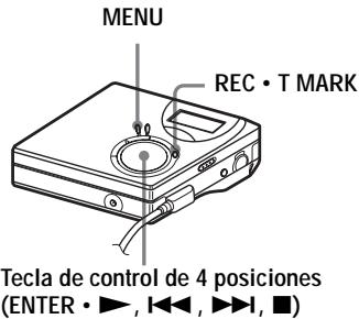 SONY MZ-N520CK - Para起初/detener la sincronizacion con la fuente de sonido (Grabacion sincronizada) - 1