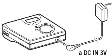 SONY MZ-N520CK - Conecte el adaptor de alimentación de ca suministrado. - 1