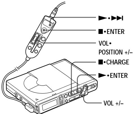 SONY MZ-R37 - Activez la lecture du MD. - 1