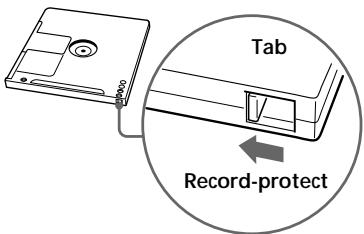SONY MZ-R37 - To protect a recorded MD - 1