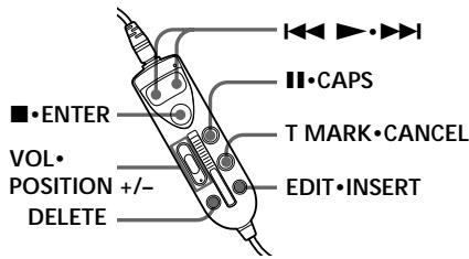 SONY MZ-R37 - Labeling recordings - 2