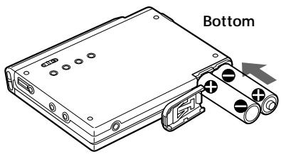 SONY MZ-R37 - Using on nickel-cadmium rechargeable batteries - 1