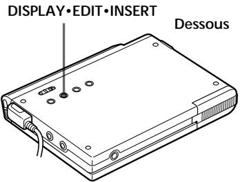 SONY MZ-R37 - Vérification de la durée restante ou de la position de lecture - 1