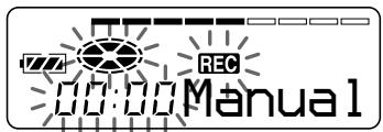 SONY MZ-R37 - Adjusting the recording level manually (Manual recording) - 2
