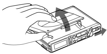 SONY MZ-R37 - Introduisez un MD enregistrable. - 1