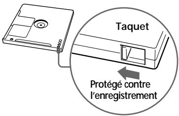 SONY MZ-R37 - Pour protégéur un MD enregistré - 1