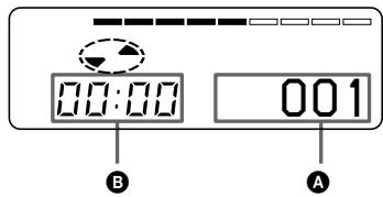 SONY MZ-R37 - Press DISPLAY while playing. Each time you press DISPLAY, the display changes as follows. - 1