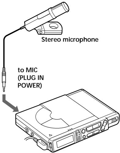 SONY MZ-R37 - Recording from a microphone - 1