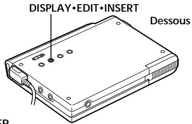 SONY MZ-R37 - Vérification de la durée restante ou de la position d'enregistrement - 1