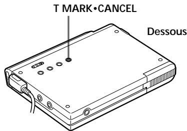 SONY MZ-R37 - Insertion de repères de plage - 1