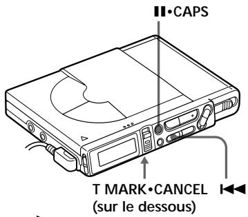 SONY MZ-R37 - Suppression de repères de plage - 1