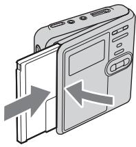 SONY MZ-RH910 - Insertion d'un disque enregistré. - 2