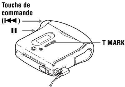 Touche de commande (◀◀) II T MARK