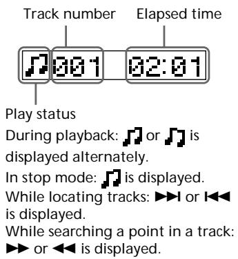 SONY NW-E5 - On the display - 2