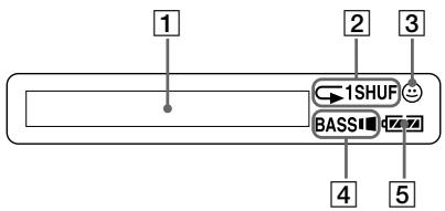 SONY NW-E5 - On the display - 1