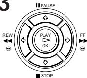 5 PAUSE REW PLAY OK FF STOP