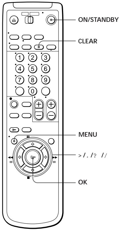 SONY SLV-E430VC - Vérification/modification/annulation de réglages du programmeur - 1
