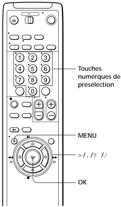 SONY SLV-E430VC - Installation manuelle — réglage de la fonction showview - 1