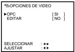 SONY SLV-E730VP - Cambio de las.optiones de menu - 3