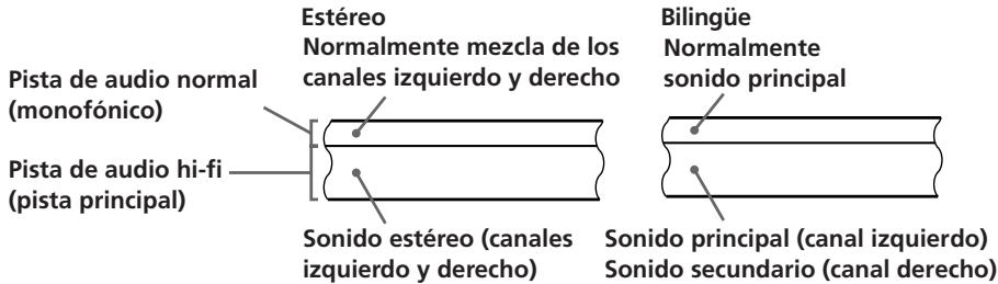 SONY SLV-E730VP - Cóme se graba el sonido en una cinta de video - 1