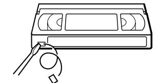 SONY SLV-E730VP - Para proteger las grabaciones - 1